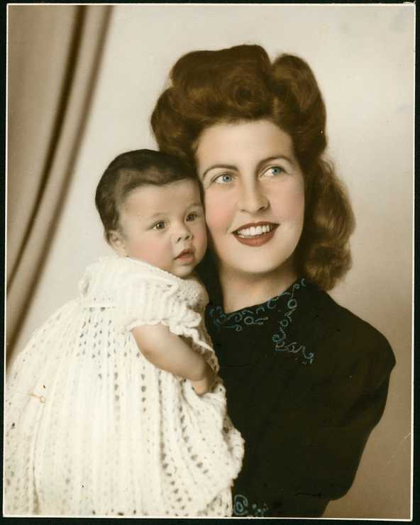 Enid Kee with son Anthony
