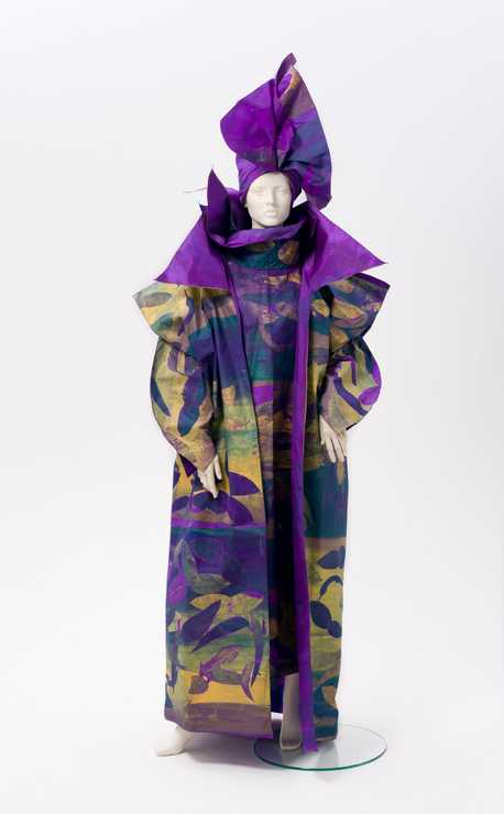 'Purple Bush' outfit by Linda Jackson