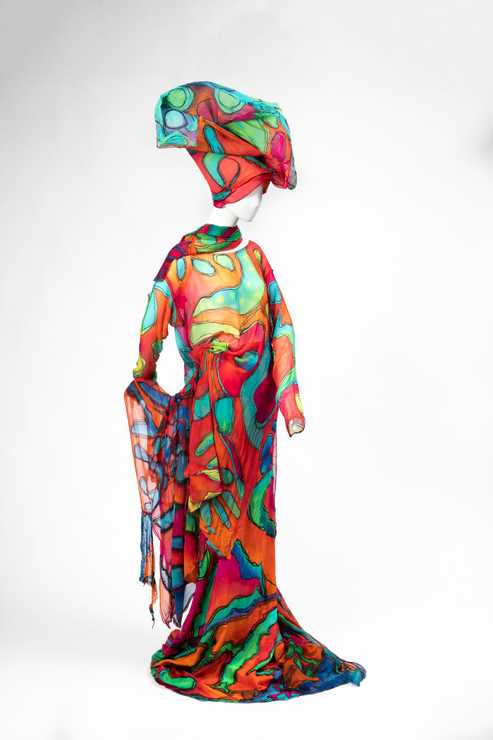 'Mandarin Opal Fish' outfit by Linda Jackson