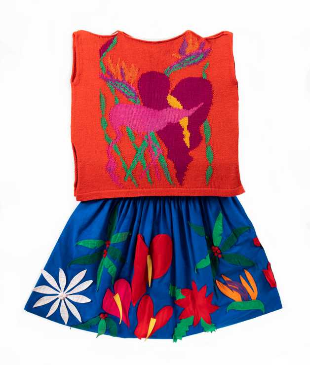 'Wildflower' outfit by Jenny Kee and Linda Jackson