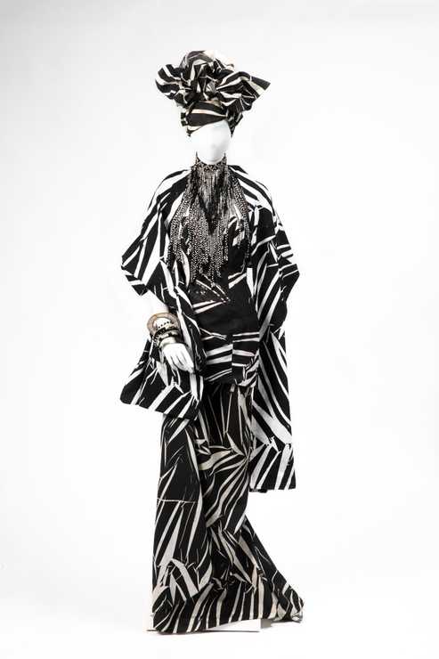 'Zebra' gown by Linda Jackson