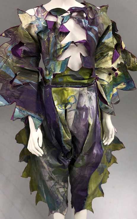 'Paua Shell' outfit by Linda Jackson