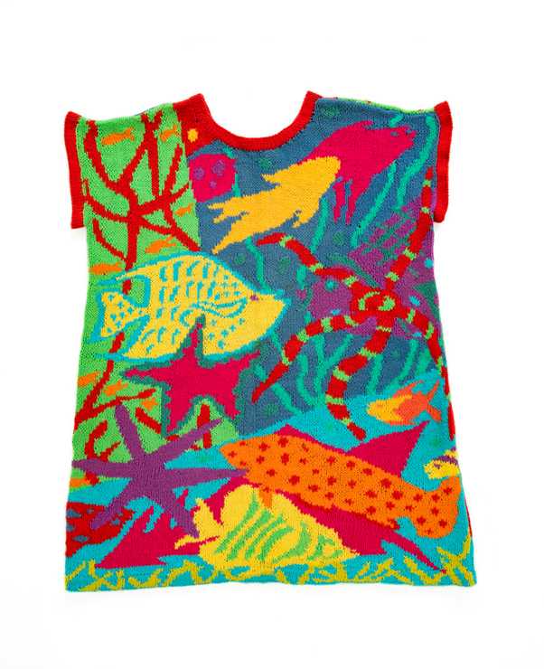 'Tropical Sea Garden' dress by Jenny Kee