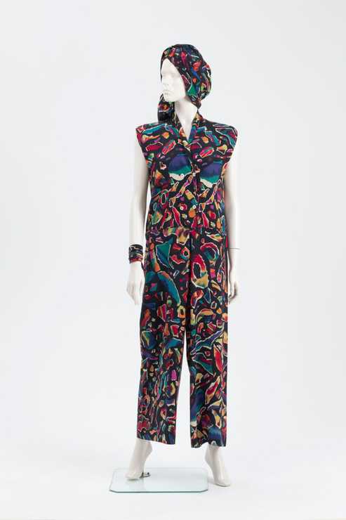 'Opal' 20s lounge pyjamas by Jenny Kee