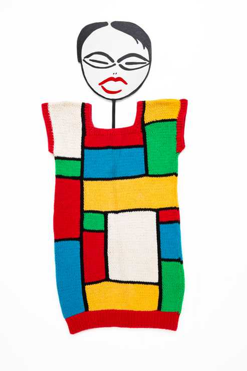 'Mondrian' dress by Jenny Kee