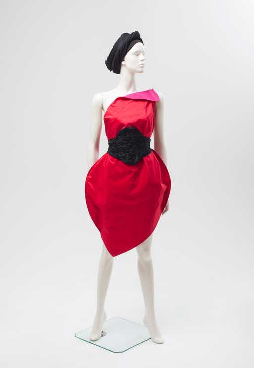 'Sturt's Desert Pea' dress by Linda Jackson