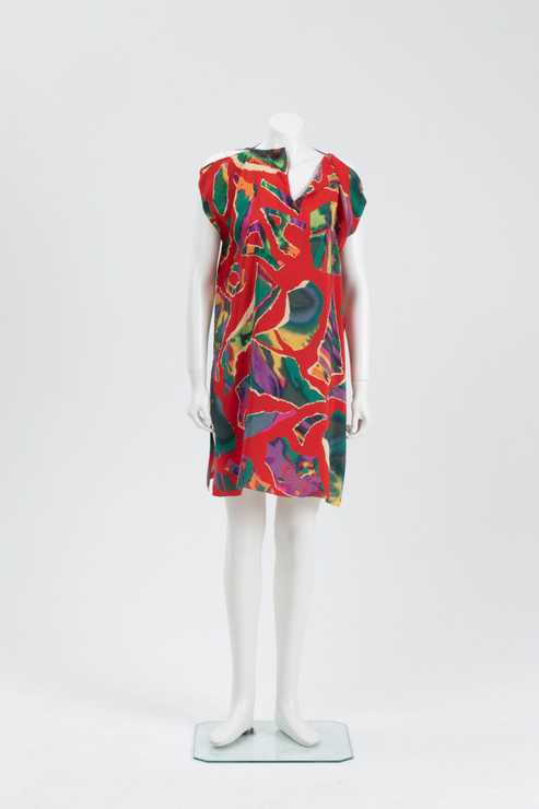 'Red Opal' dress by Jenny Kee