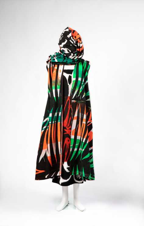'Rainforest Zebra' outfit by Linda Jackson