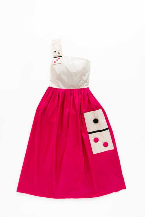 'Dominoes' dress by Linda Jackson