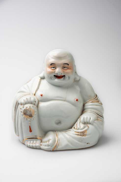 Laughing buddha figure