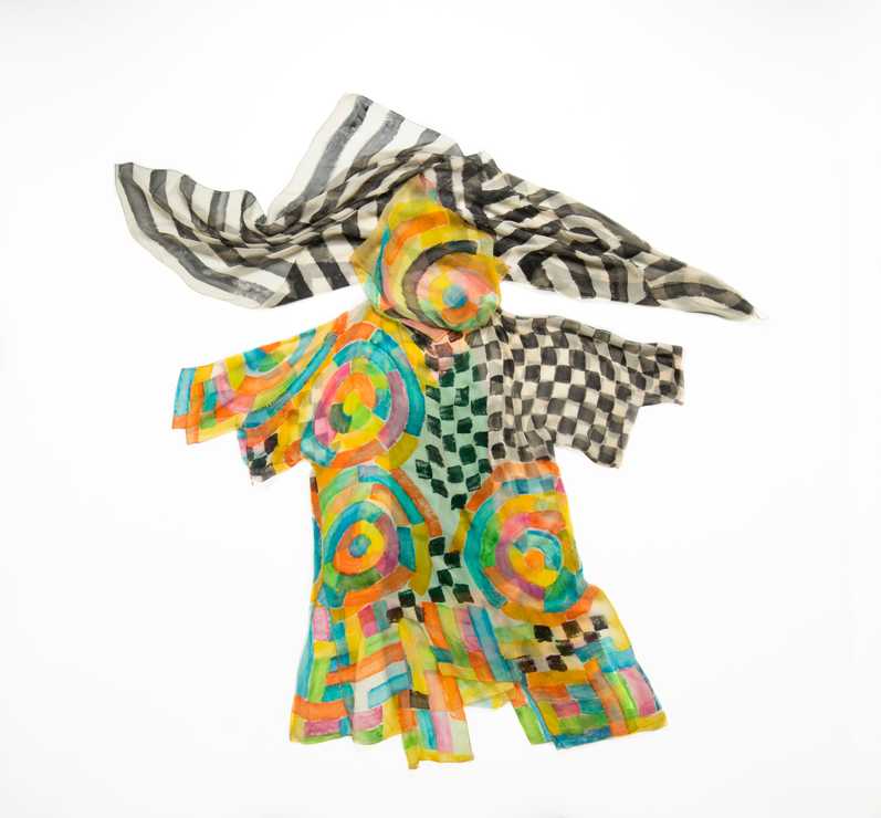 'Delaunay Chiffon' outfit by Linda Jackson